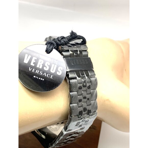 Versus by Versace Men's Watch VSP971221 Chronograph Quartz Black Steel 45mm - Picture 11 of 15